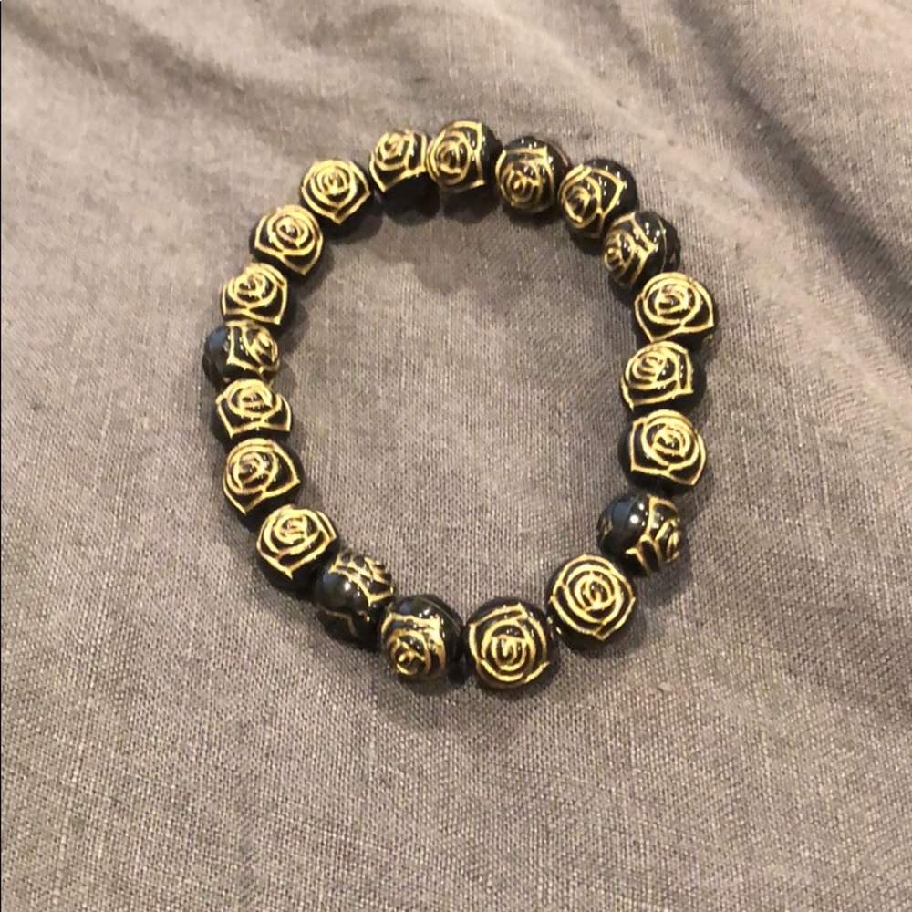 Plastic cute rose bracelet